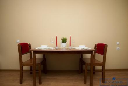 Однокомнатная квартира в Минске на Красноармейской кухня