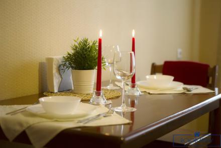 Однокомнатная квартира в Минске на Красноармейской кухня