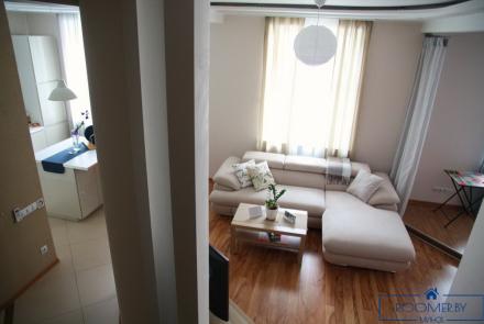 Однокомнатная квартира в Минске на Красноармейской спальня