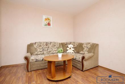 Однокомнатная квартира в Минске на Красноармейской спальня