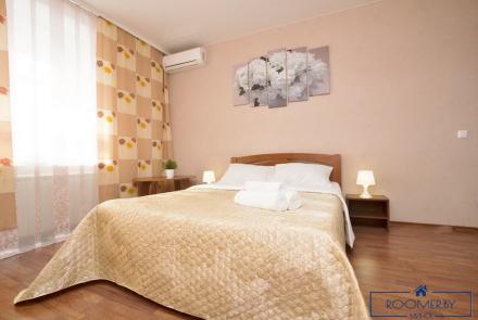 Однокомнатная квартира в Минске на Красноармейской спальня