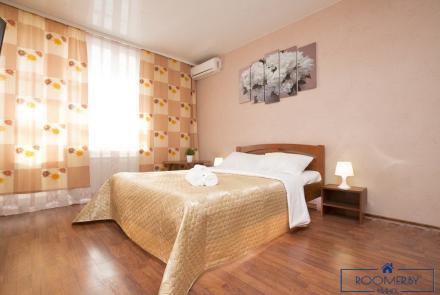 Однокомнатная квартира в Минске на Красноармейской спальня