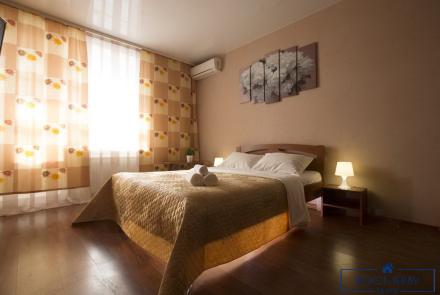 Однокомнатная квартира в Минске на Красноармейской спальня