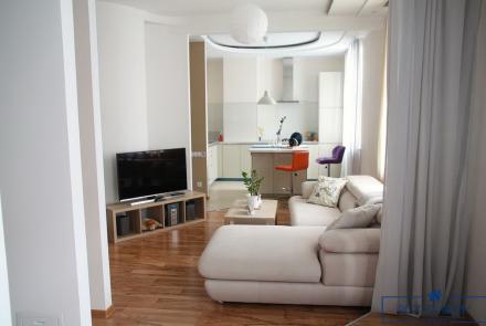 Однокомнатная квартира в Минске на Красноармейской спальня