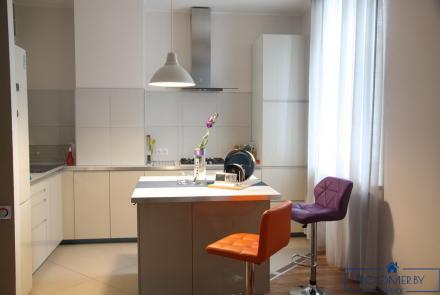 Однокомнатная квартира в Минске на Красноармейской спальня