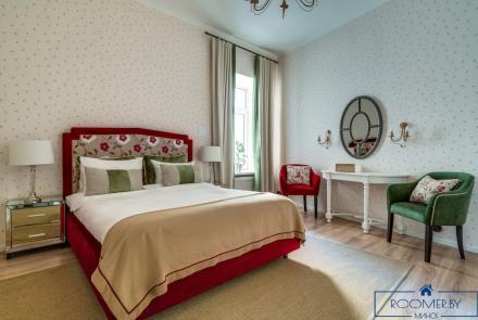 Квартира на сутки в Минске возле метро Купаловская спальня