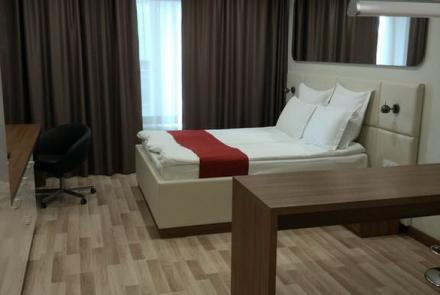 Однокомнатная квартира в Минске на проспекте Дзержинского спальня