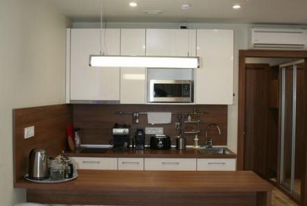 Однокомнатная квартира в Минске на проспекте Дзержинского кухня