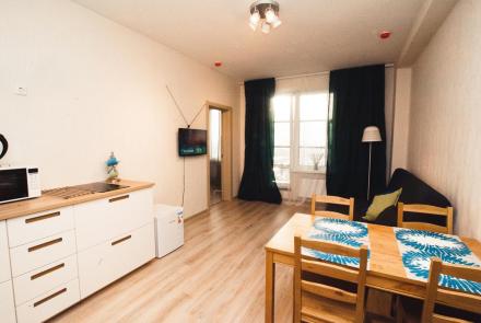 Трехкомнатная квартира на сутки в Минске на Ленинградской, 2 кухня