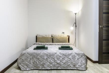 Однокомнатная квартира в Минске на проспекте Дзержинского спальня