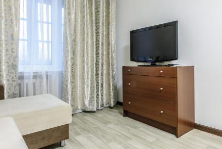 Однокомнатная квартира в Минске на проспекте Дзержинского спальня