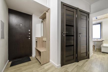 Однокомнатная квартира в Минске на проспекте Дзержинского коридор