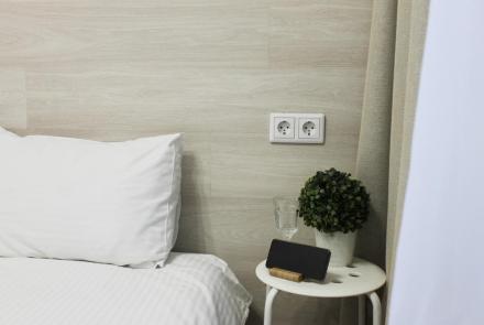 Студия на сутки в Минске на проспекте Дзержинского спальня