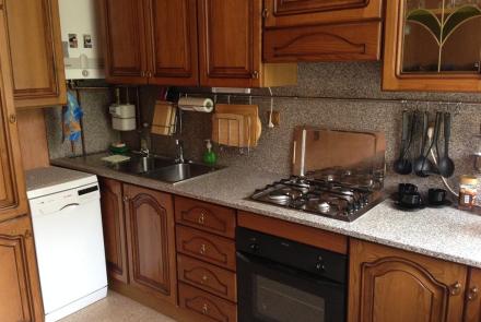 Трехкомнатная квартира посуточно в Минске на Короля, 18 кухня