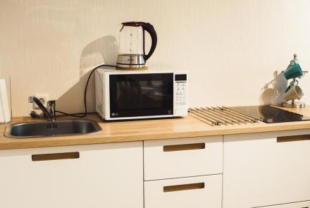 Трехкомнатная квартира на сутки в Минске на Ленинградской, 2 кухня