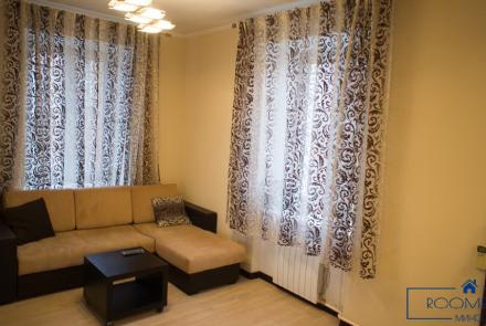 Двухкомнатная квартира посуточно Минск Короля гостиная