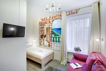 Квартира на сутки в Минске возле метро Площадь Ленина гостиная