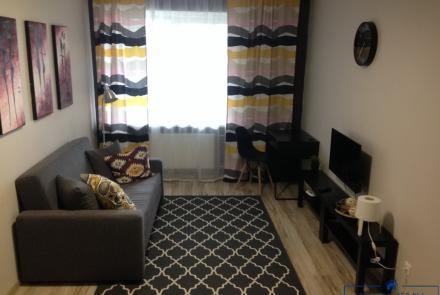 Однокомнатная квартира в Минске Дзержинского спальня