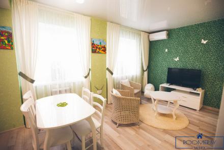 Однокомнатная квартира на сутки в Минске Дзержинского спальня