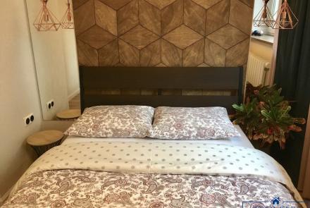 Однокомнатная квартира в Минске Дзержинского спальня