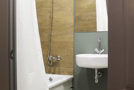 Однокомнатная квартира в Минске Дзержинского ванна