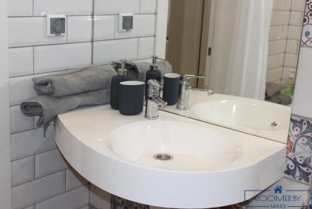 Однокомнатная квартира на сутки в Минске Дзержинского ванна