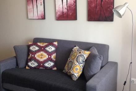 Однокомнатная квартира в Минске Дзержинского спальня