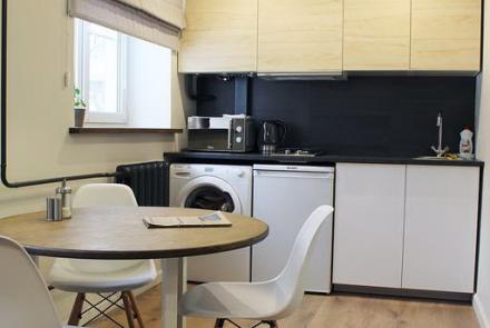 Однокомнатная квартира в Минске Дзержинского кухня