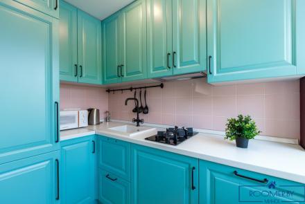 Однокомнатная квартира на сутки Минск Ленинградская кухня