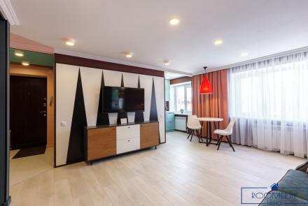 Однокомнатная квартира на сутки Минск Ленинградская гостиная