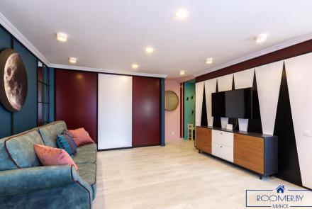 Однокомнатная квартира на сутки Минск Ленинградская гостиная