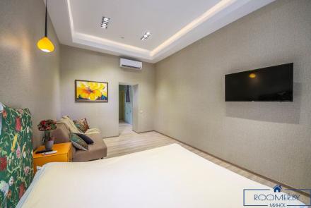 Однокомнатная квартира по улице Короля, 26 спальня