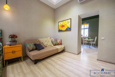 Однокомнатная квартира по улице Короля, 26 спальня