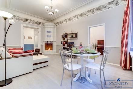 Квартира на сутки в Минске возле метро Площадь Ленина кухня