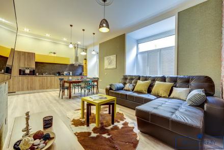 Квартира на сутки в Минске возле метро Площадь Ленина гостиная