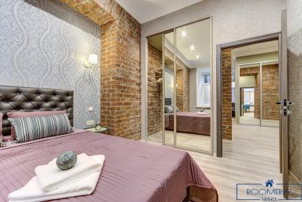 Квартира на сутки в Минске возле метро Площадь Ленина спальня