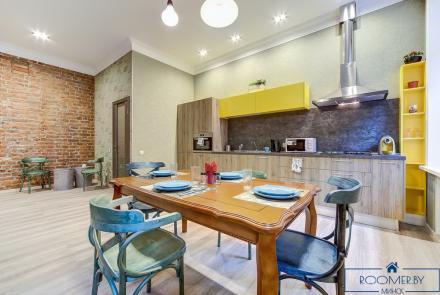 Квартира на сутки в Минске возле метро Площадь Ленина гостиная