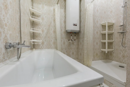 Четырехкомнатная квартира на сутки в Минске ванная