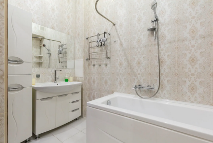 Четырехкомнатная квартира на сутки в Минске ванная