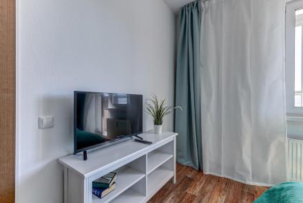 Однокомнатная квартира на сутки в Минске Воронянского, 7 спальня