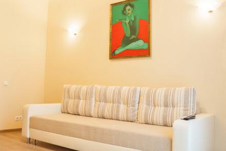 Квартира на сутки в Минске на улице Московская, 9 гостиная