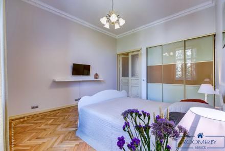 Квартира на сутки в Минске возле метро Институт Культуры спальня