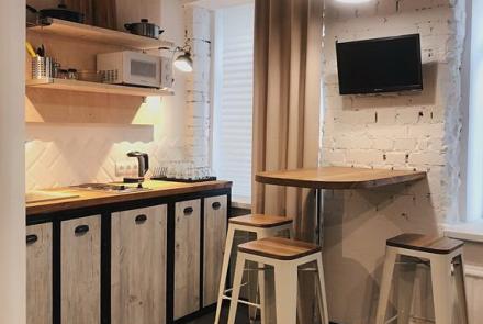 Квартира на сутки в Минске возле метро Институт Культуры кухня