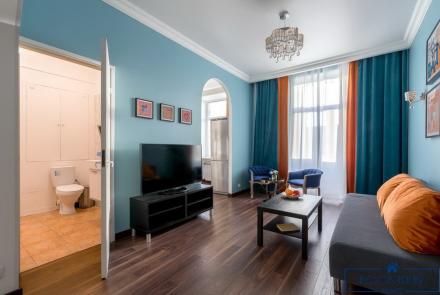 Квартира на сутки в Минске возле метро Институт Культуры гостиная