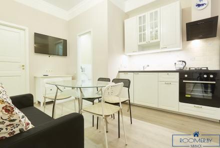 Квартира на сутки в Минске возле метро Институт Культуры кухня