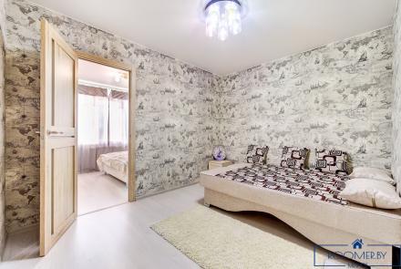 Квартира на сутки в Минске возле метро Институт Культуры спальня