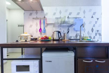 Квартира на сутки в Минске возле метро Институт Культуры кухня