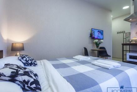 Квартира на сутки в Минске возле метро Институт Культуры спальня