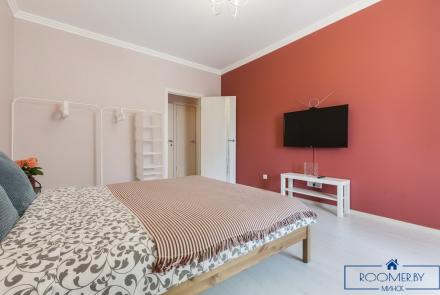 Квартира на сутки в Минске возле метро Институт Культуры спальня