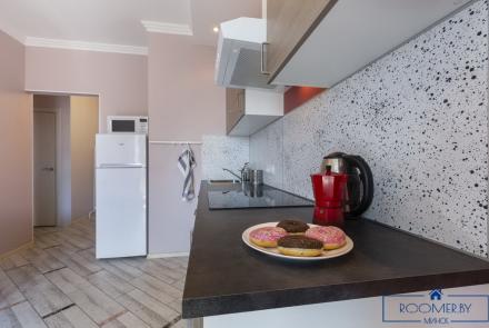 Квартира на сутки в Минске возле метро Институт Культуры кухня